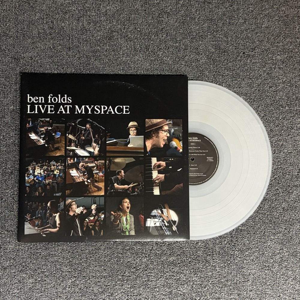 Ben Folds: Live at Myspace (Limited 2-LP White Vinyl Edition) LTE 1200